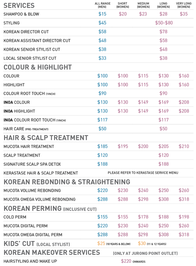 Apgujeong Hair Studio Korean Hair Salon Best Korean Hair